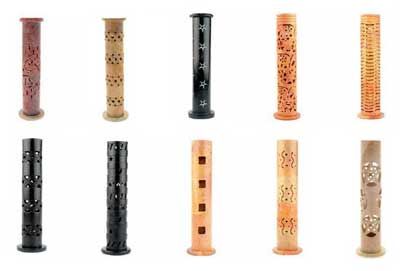 Polished Soapstone Incense Stick Holder