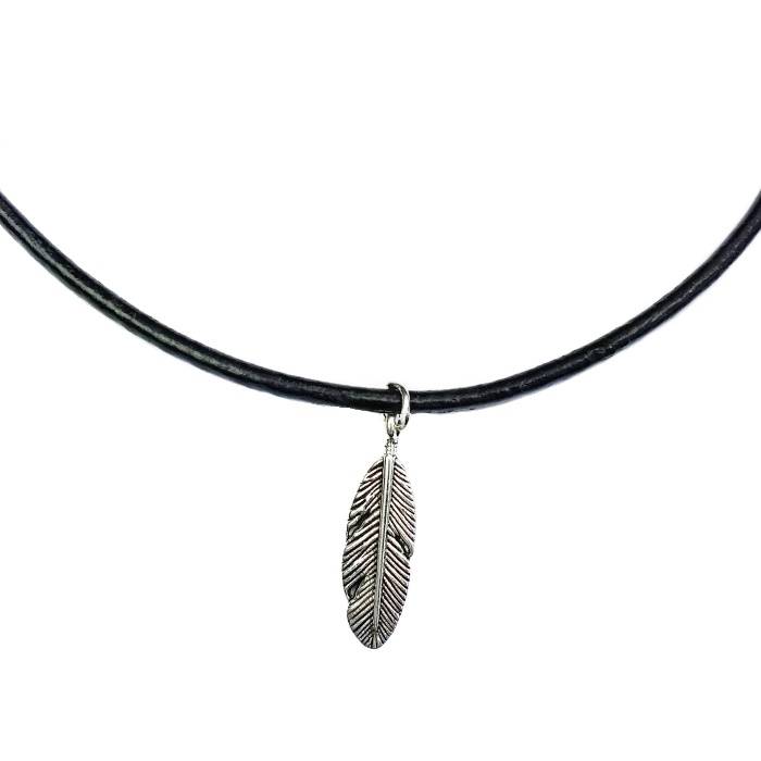 Choker necklace - Feather