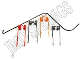 Metal Combine Springs, Color : Black, Red, Orange