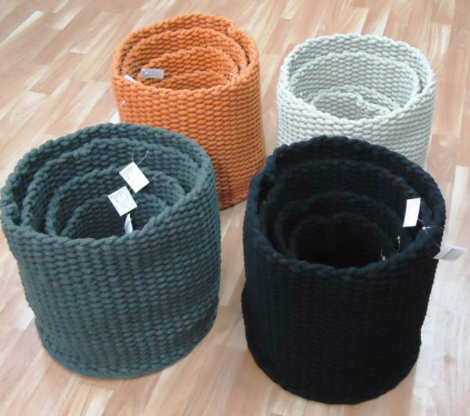 Knitted Baskets