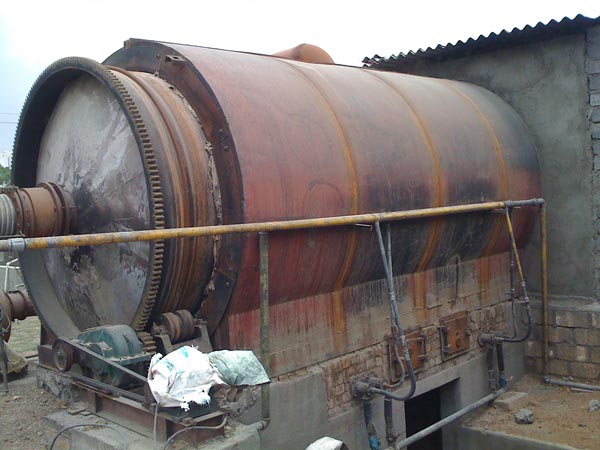Old Tyre Recycling Pyrolysis Plant