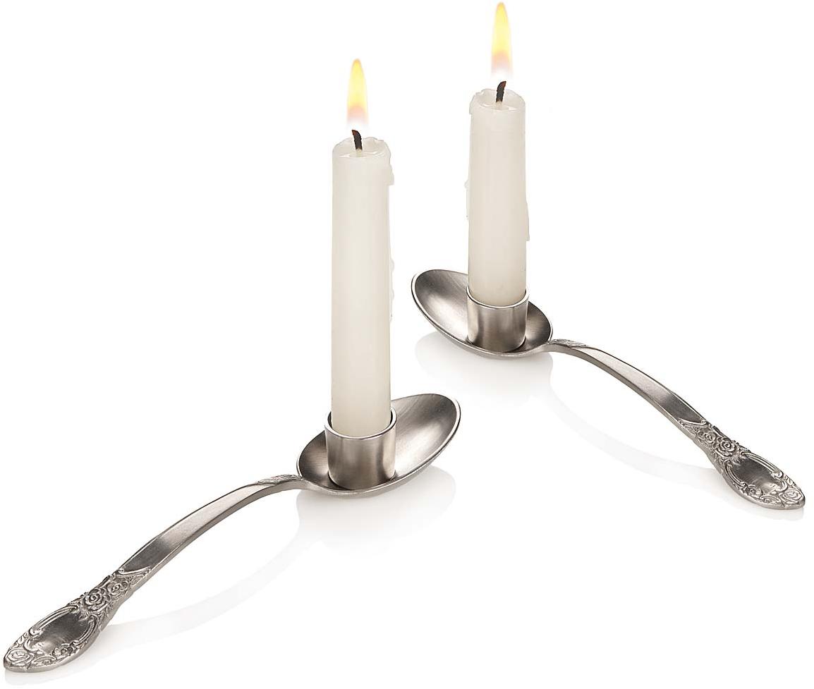 Brass Spoon Candle Holder