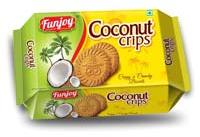 Funjoy Coconut Biscuits, Packaging Type : 50 pkt in carton  