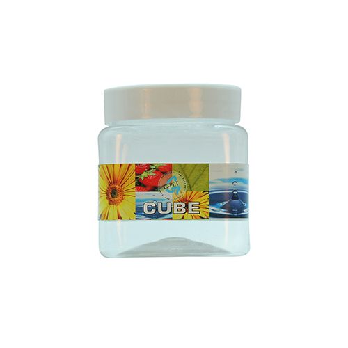 Cube jar plastic cap 250ml