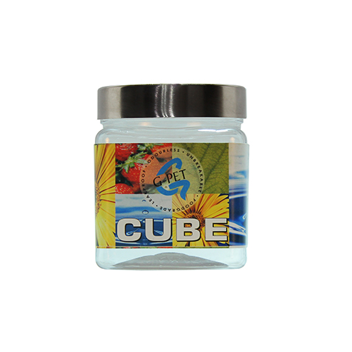 Cube jar steel cap 350ml