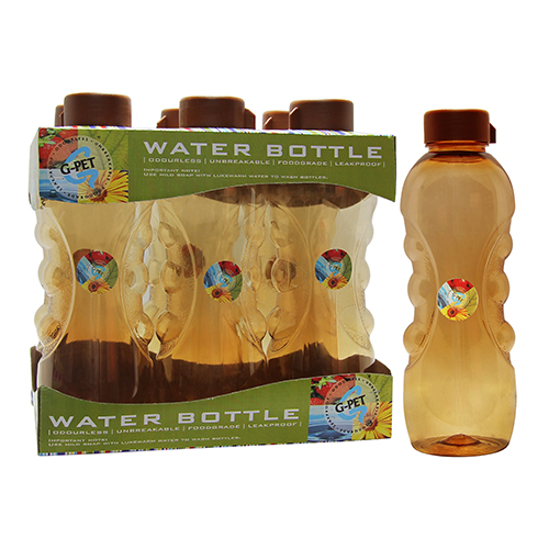 Daisy Amber Tray With Bottle