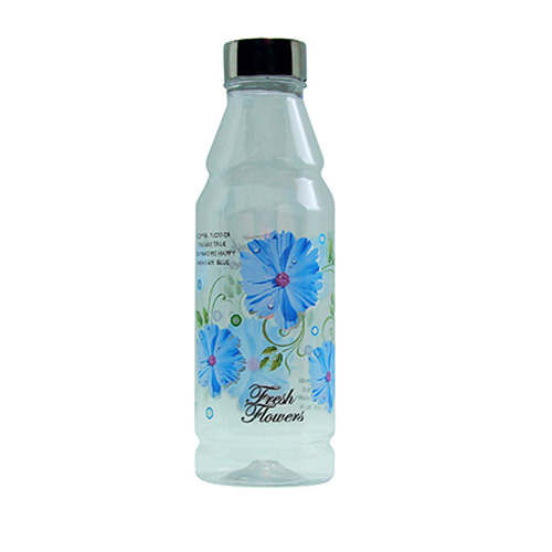 Rose Bottle Blue 1000ml Steel Cap