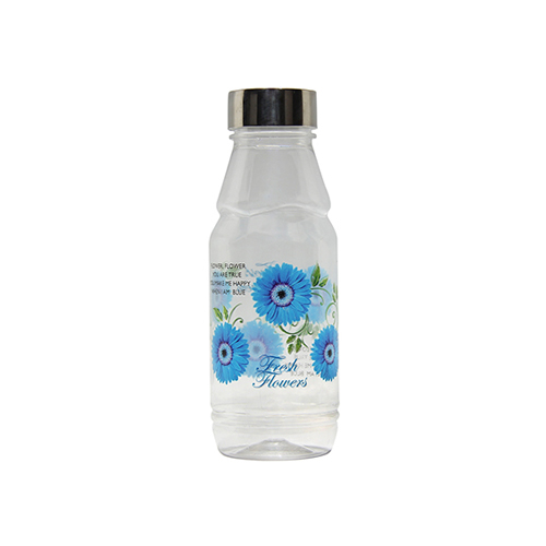 Rose Bottle Blue 500ml Steel Cap