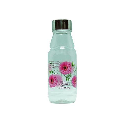 Rose Bottle Pink 500ml Steel Cap