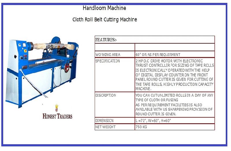 Textile Machinery for Handloom Industry