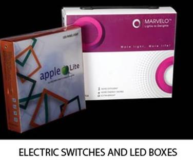 Led boxes, electric boxes