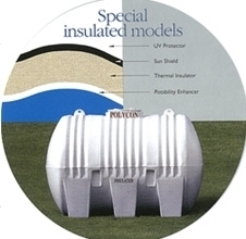 polyethylene water storaSpecial Insulated Modelge tanks