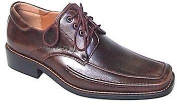 Men's Leather Shoes (Brown)