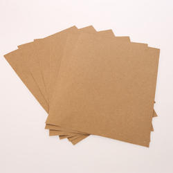 Brown Test Liner Paper Sheets