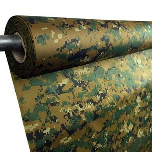 All POLYESTER/COTTON Ripstop camouflage Fabric, Technics : Woven