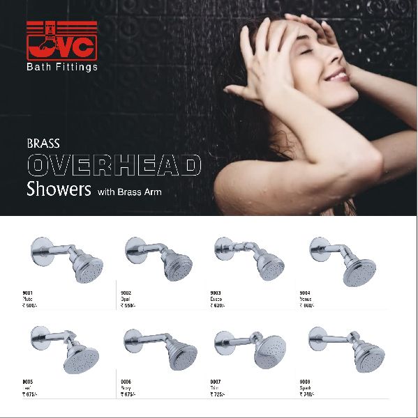 Brass Overhead Showers