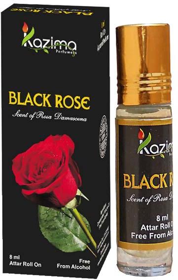 KAZIMA Black Rose Perfume, for Perfumery Industry, sweet romantic environment.