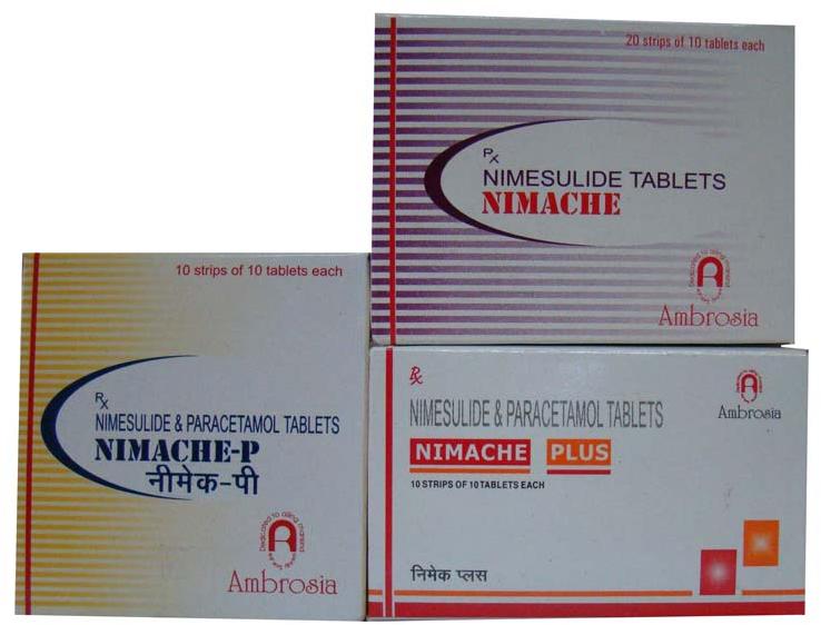 Nimesulide + Paracetamol Tablets