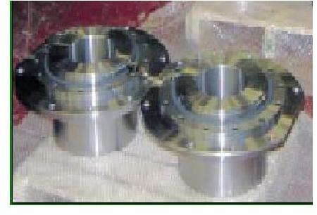 Barrel coupling for rope drum