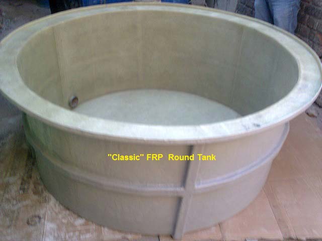 Coated FRP Round Tank, for Storage Use