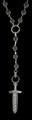 Lava Beads Sword Rosary