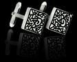 Square Key Design Cufflinks