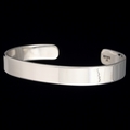 Thin Plain Cuff Bracelet