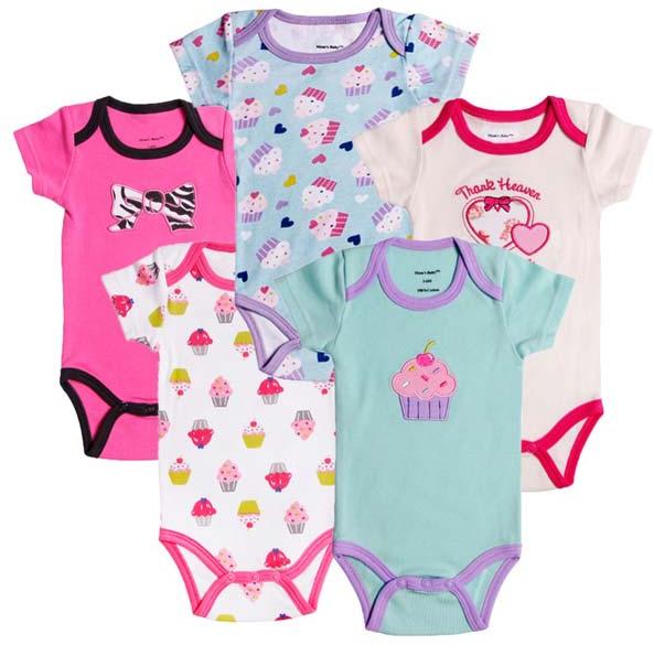 100% Cotton Baby Romper, Color : Pink
