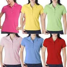 Chiffon Ladies Polo T-Shirt, Size : M, XL