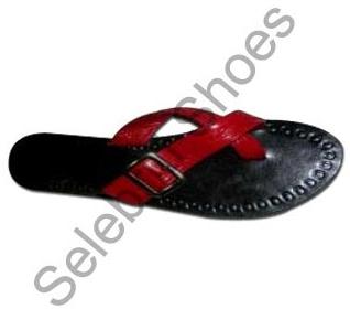 Ladies Leather Slippers (SS-002)
