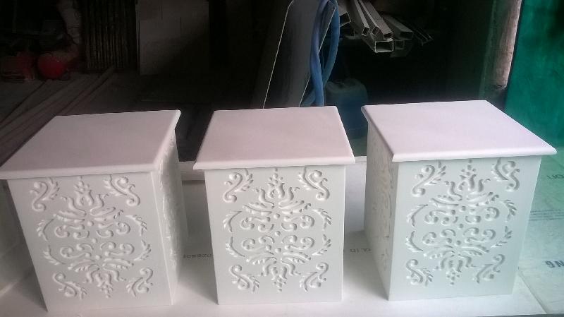 rights and risers in acrylic solid surface