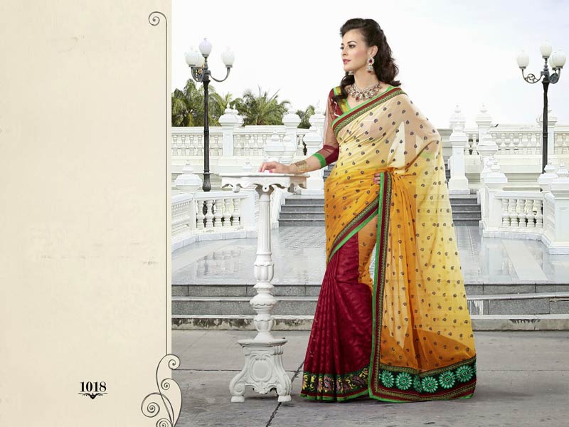 Party Wear Embroidered Saree