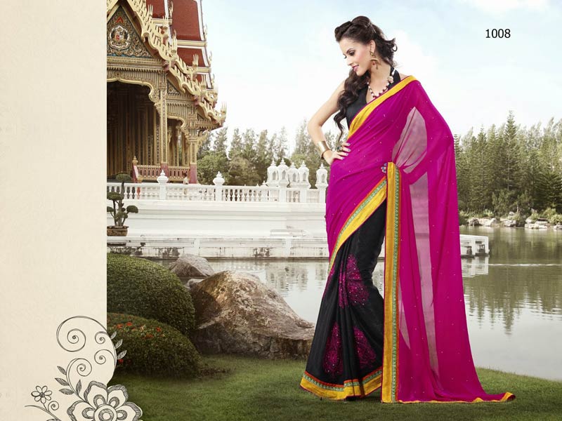 Exclusive Fashionable Designer Attractive Embroidered Party Wear Saree