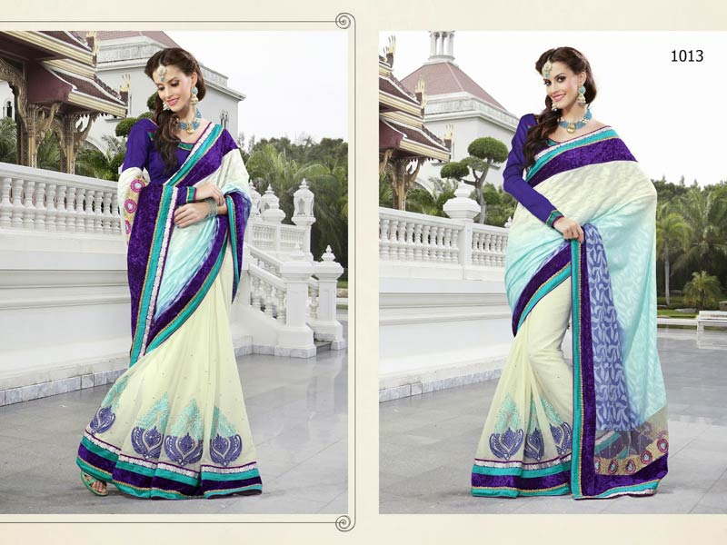 Embroidered Party Wear Saree