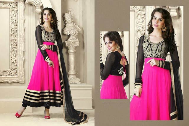 Bollywood Anarkali Style Churidar Kameez