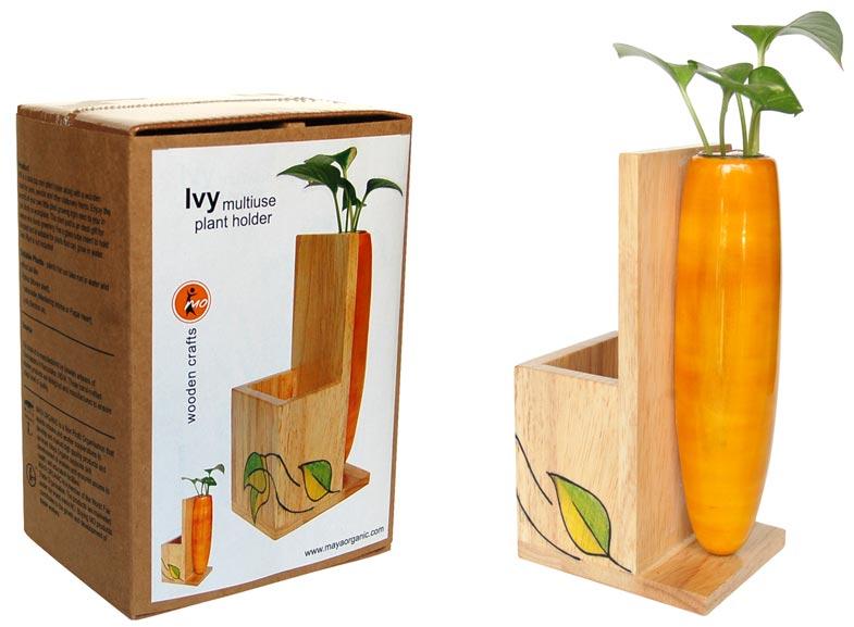 IVY Wooden Plant Holder