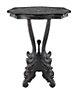 Merle Rectangle End Table In Black