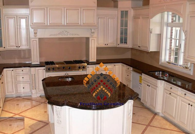 Fox Brown Honed Granite Slabs