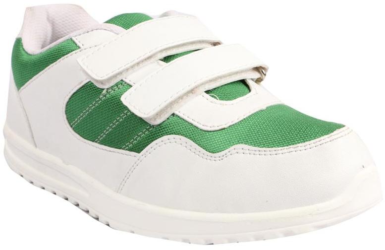 Jove White Green Shoes, Color : WHITE/RED