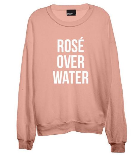 ROSE OVER WATER [UNISEX CREWNECK SWEATSHIRT]