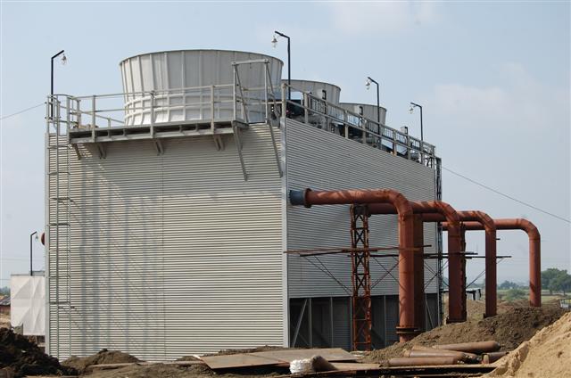 Cooling Tower Installation 10 MW Power Plant