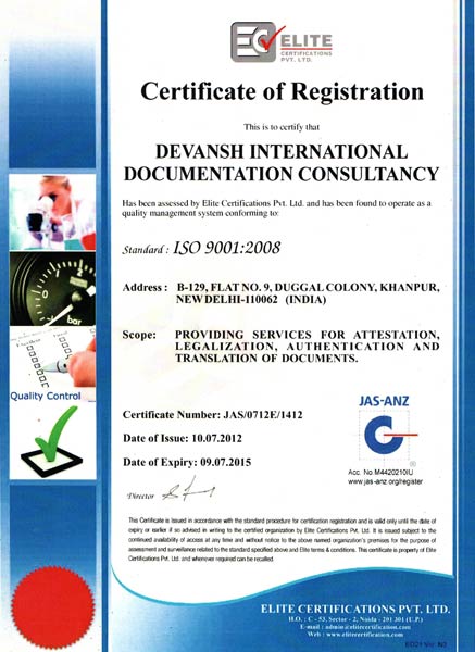 Document Attestation Consultancy