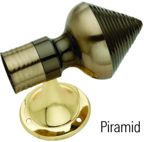 Brass Arolux Piramid Curtain Bracket
