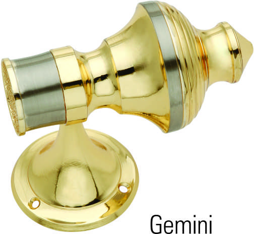 Brass Arolux Gemini Curtain Bracket