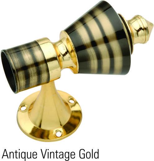 Brass Curtain Cone Bracket