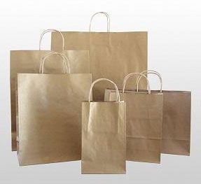 Plain Paper Shopping Bags