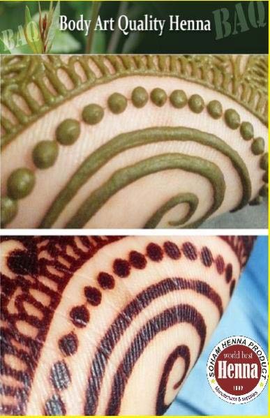 Body Art Quality Henna Powder