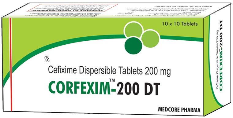 Corfexim 200 DT Tablets