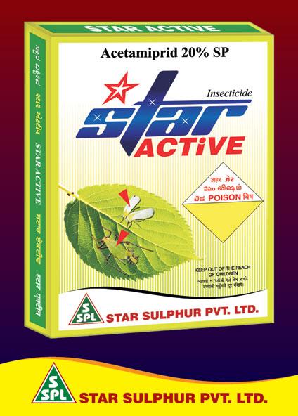 Star Active Acetamiprid 20% SP, for Clinical, Lab, etc, Purity : 99%