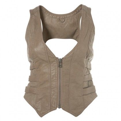 Dori Motorcycle Leather Vest